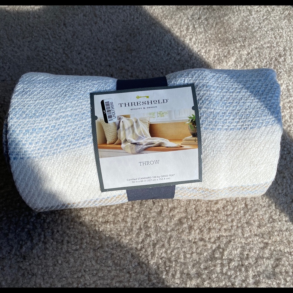 Threshold - Cotton Woven Stripe Throw